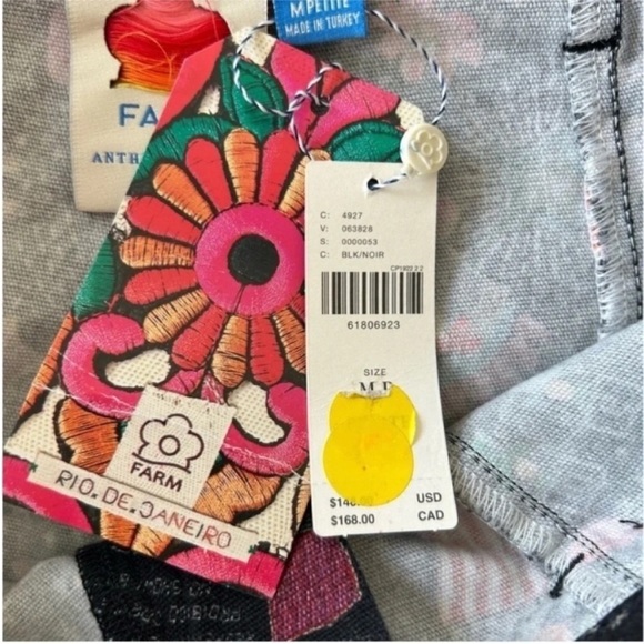 Farm Rio Anthropologie Amorina Utility Pants NWT - Picture 10 of 10